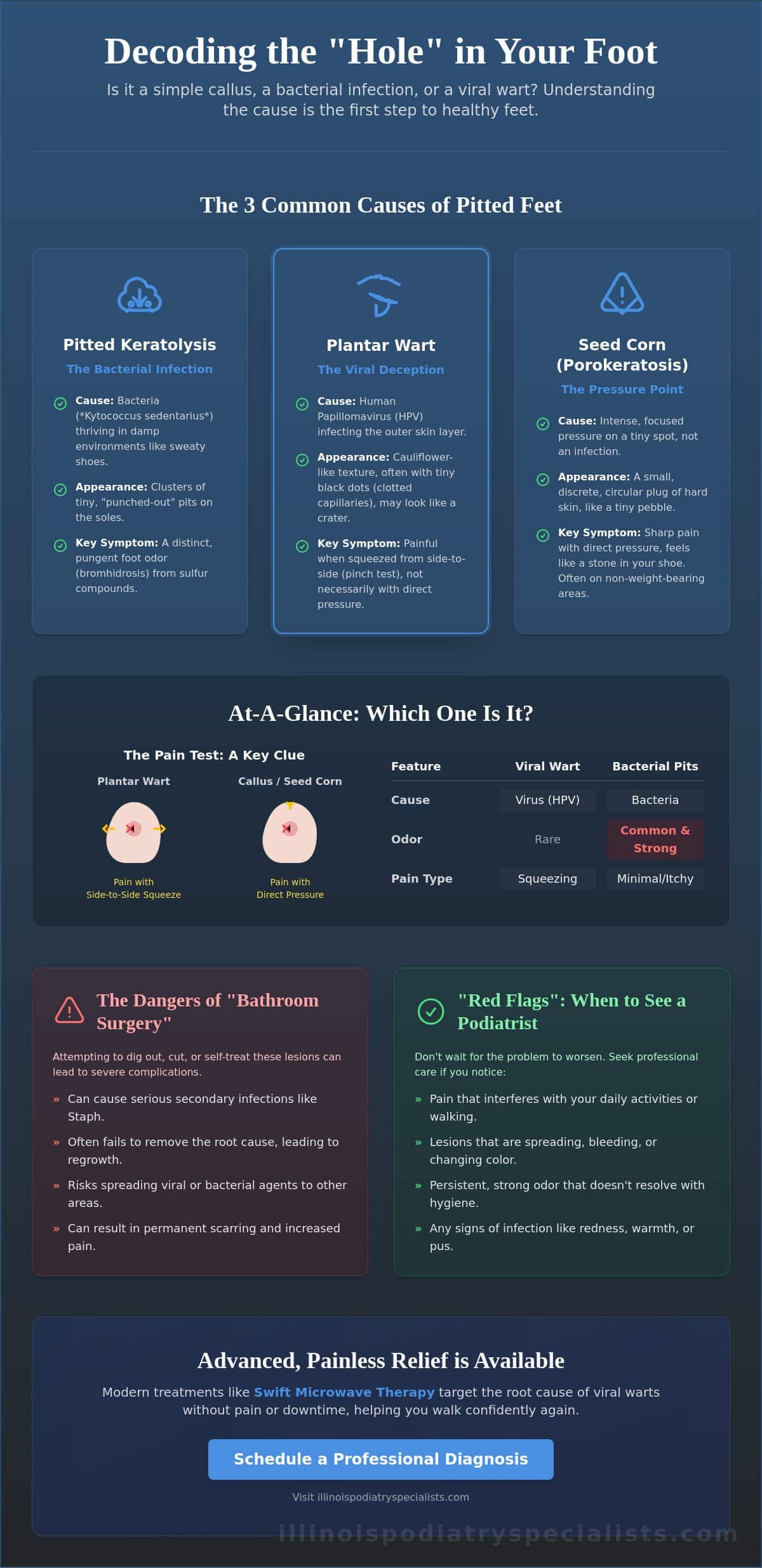 Callus With a Hole on Your Foot? What Hinsdale Patients Need to Know