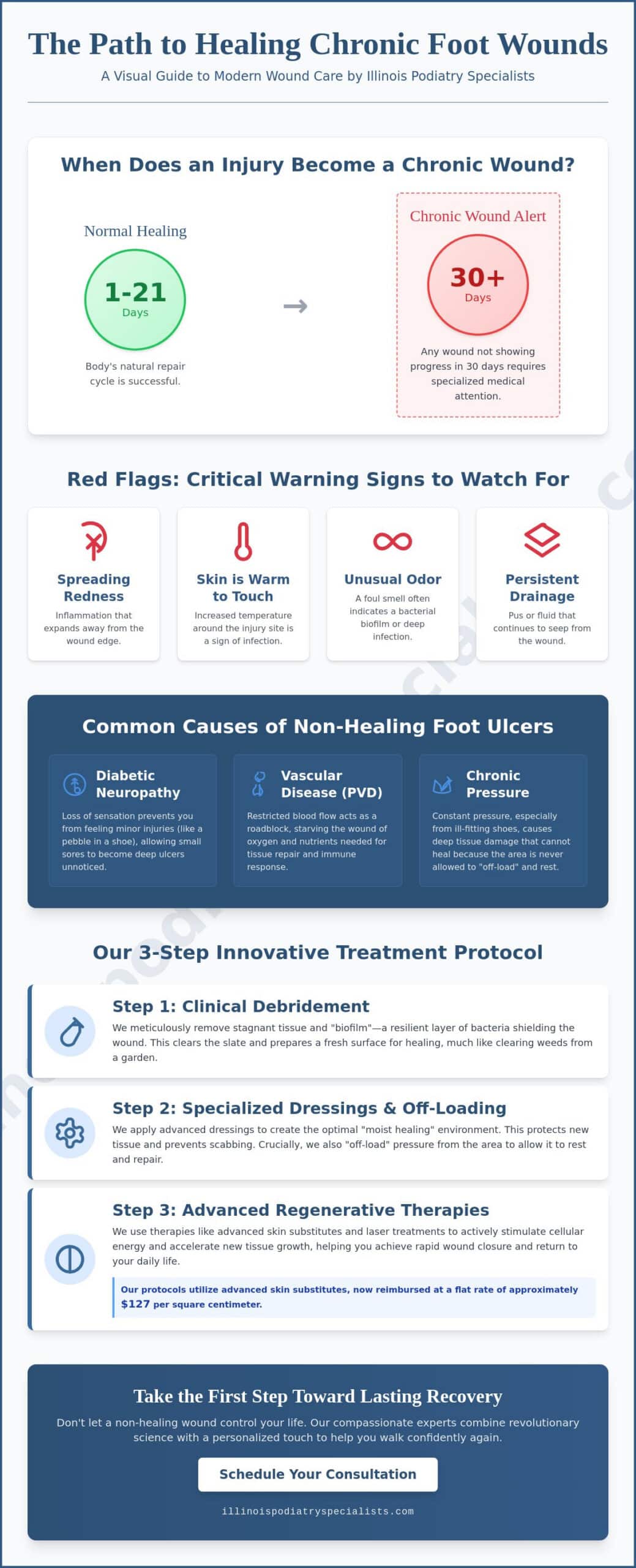Advanced Wound Care Treatment in Hinsdale: Healing Chronic Foot Ulcers
