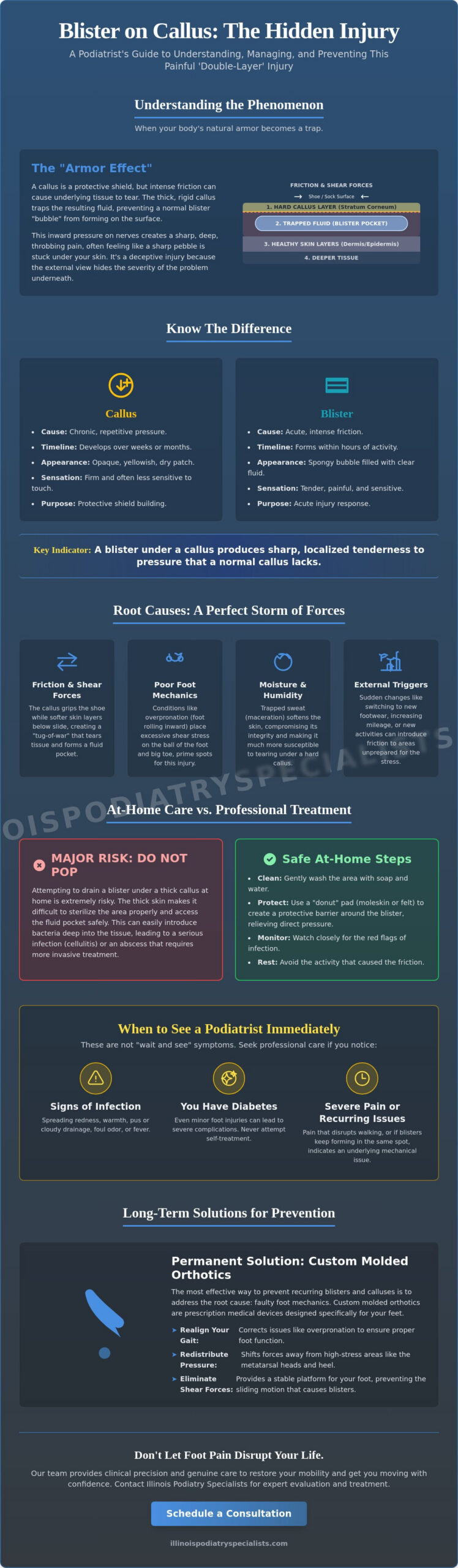 Blister on Callus: A Guide to Safe Treatment and Prevention