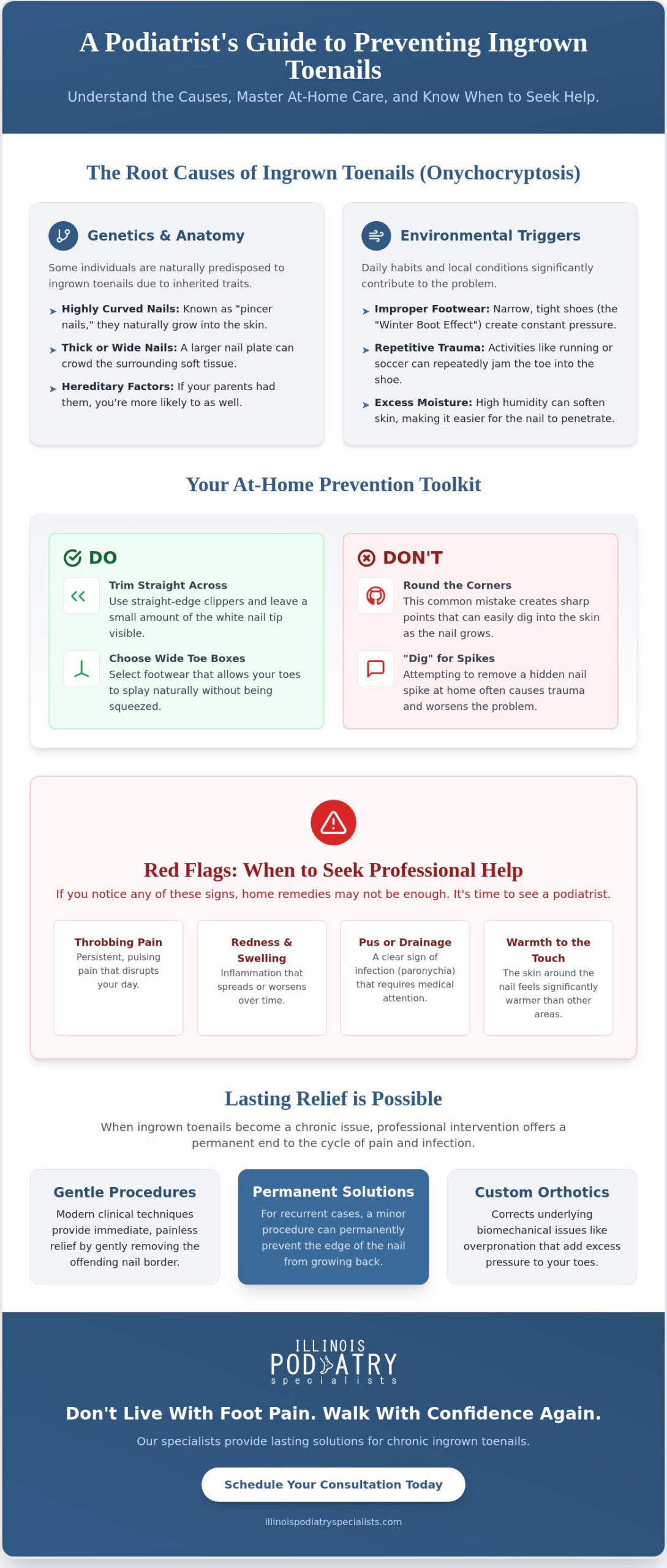 Preventing Ingrown Toenails in Downer Grove: A Comprehensive Guide to Lasting Relief