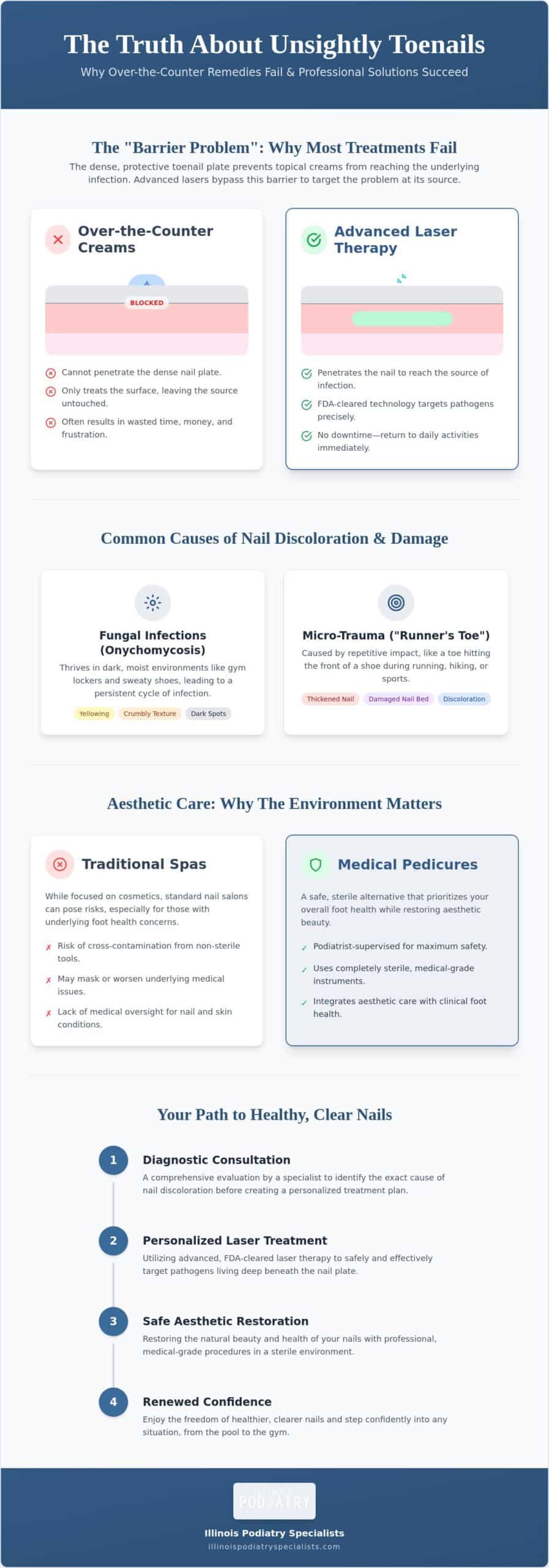 Finally Fix Ugly Toenails in Oak Brook: Advanced Medical Solutions for Clear Nails