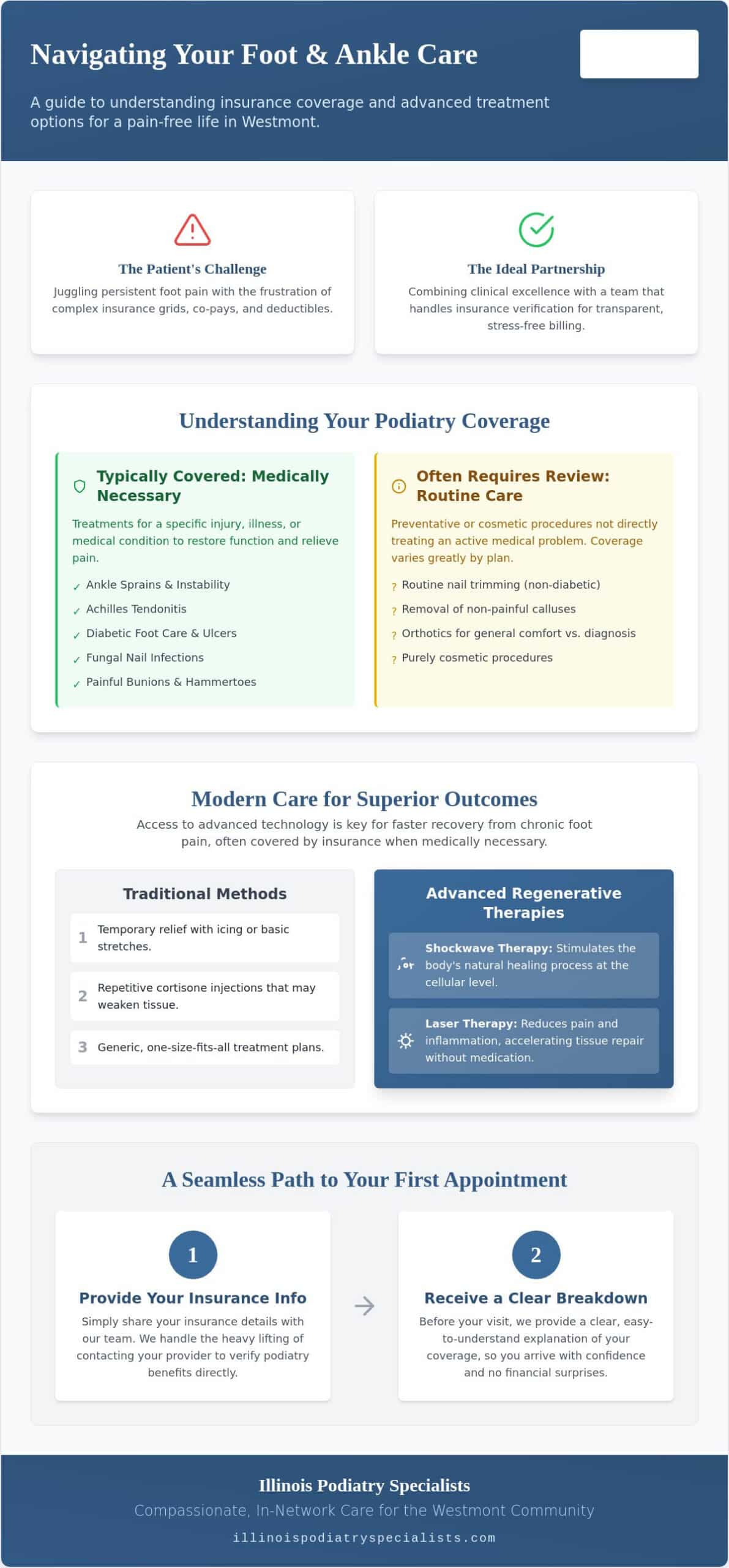 Foot Doctor That Accepts My Insurance in Westmont: Your Guide to In-Network Podiatry