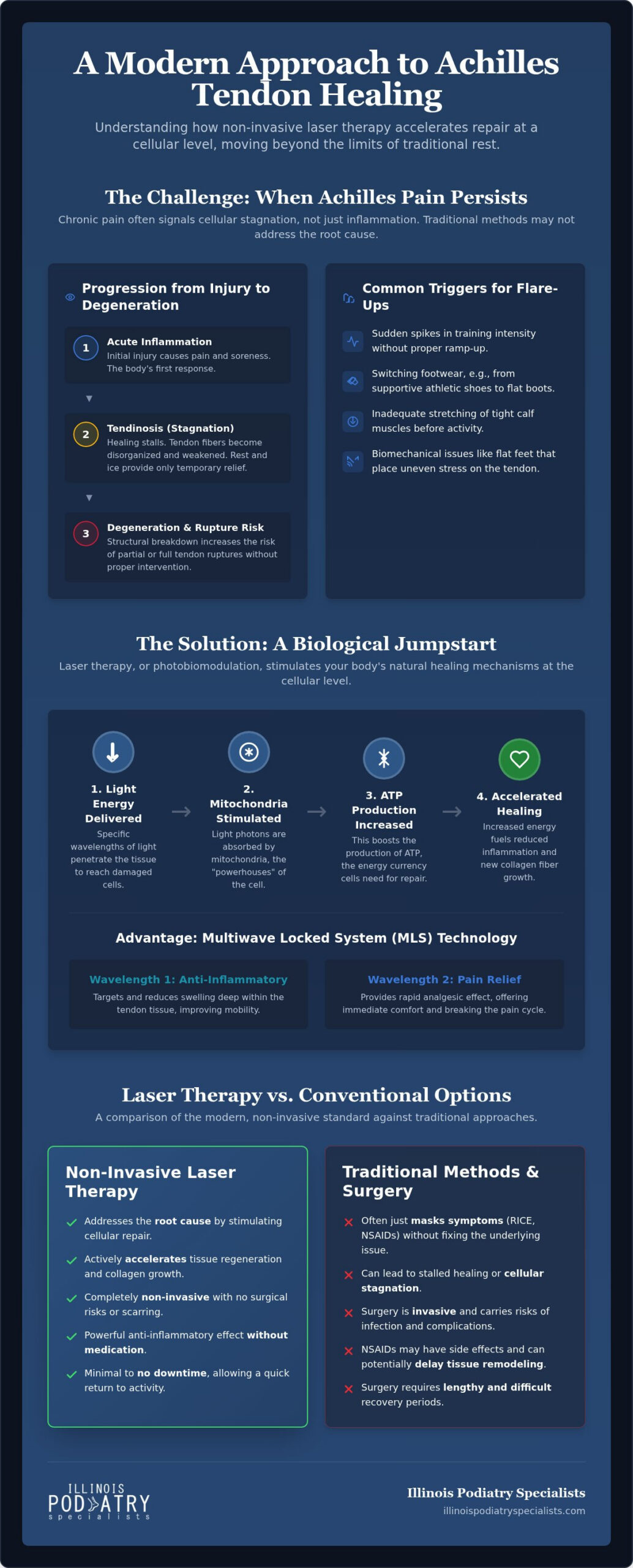 Laser Therapy for Achilles Tendonitis: Advanced Healing in Hinsdale