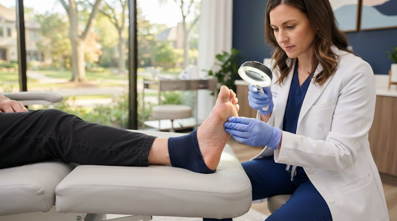 Treating a Blister Under a Callus in Hinsdale & Oak Brook