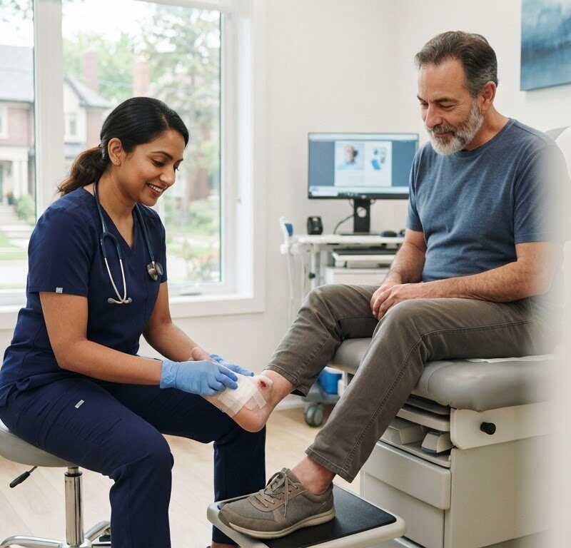 Diabetic Foot Ulcer Care in Hinsdale: What to Expect